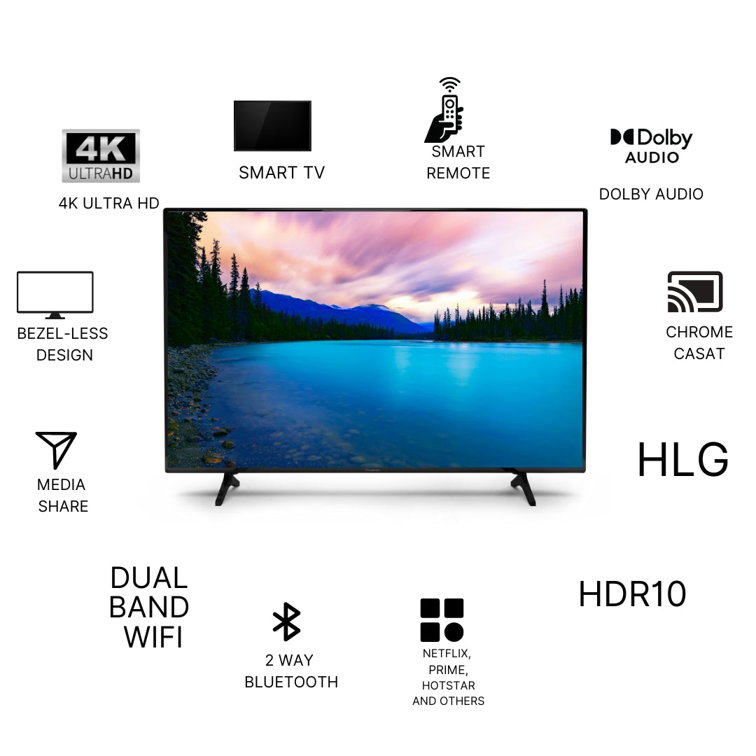 TruSense 55 Inch QLED | ULTRA HD 4K | CERTIFIED OS ( TS 5500 Q )