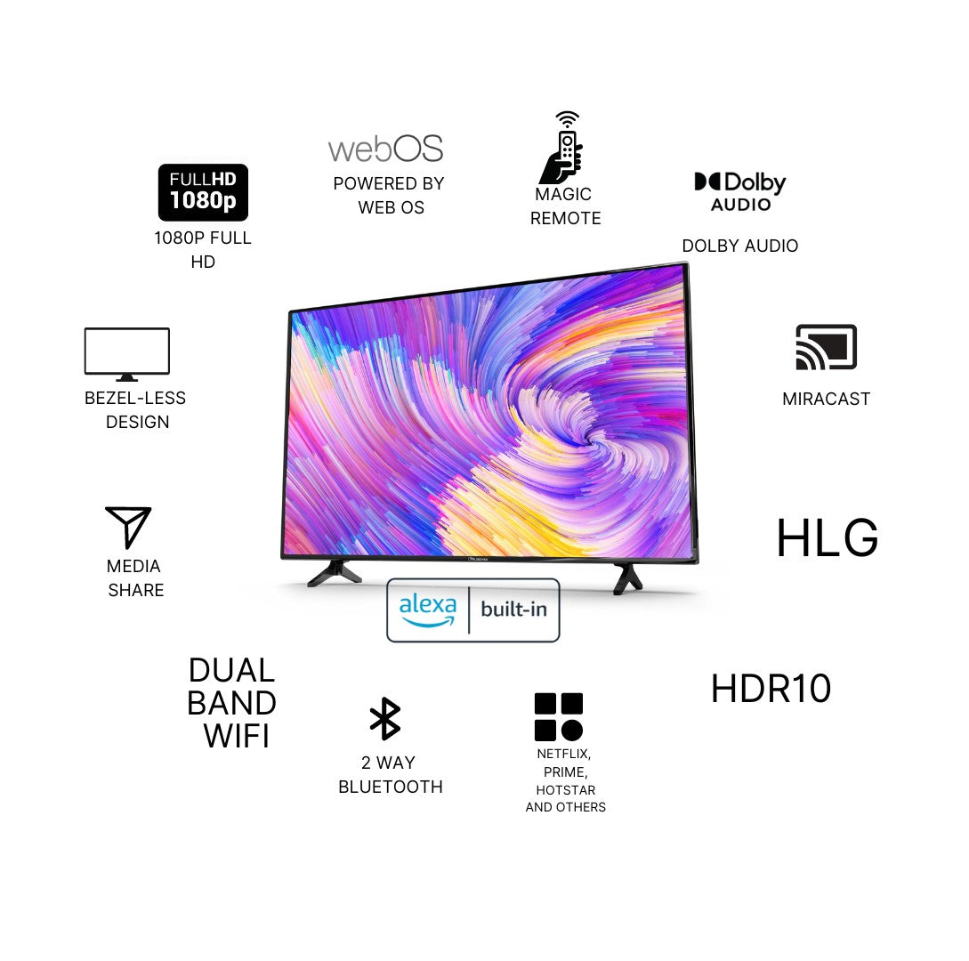 TruSense 32 Inch Smart TV | FULL HD 1080P | WEB OS 22 TV ( TS 3243 )