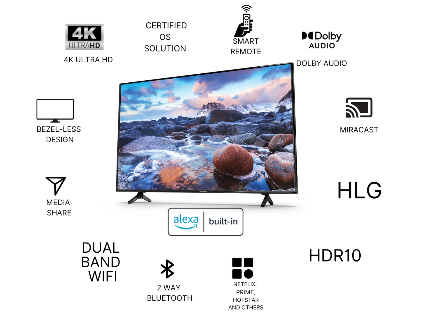 TruSense 65 Inch Smart | ULTRA HD 4K | WEB OS 22 ( TS 6500 )