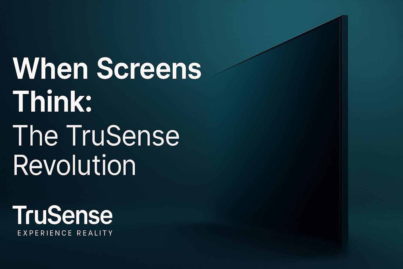 True Sense Logo When Screens Think: The TruSense Revolution – TruSense TV