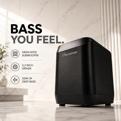 TruSense TS BT 500W TV Soundbar Cinematic Home Theatre with Wireless Subwoofer & Bluetooth 5.0