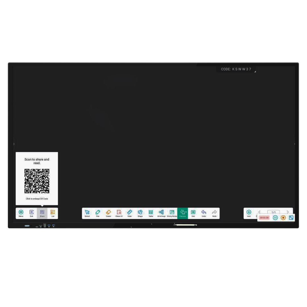TruSense Tru Interactive Flat Panel 65 inch ( Touch Screen TV )