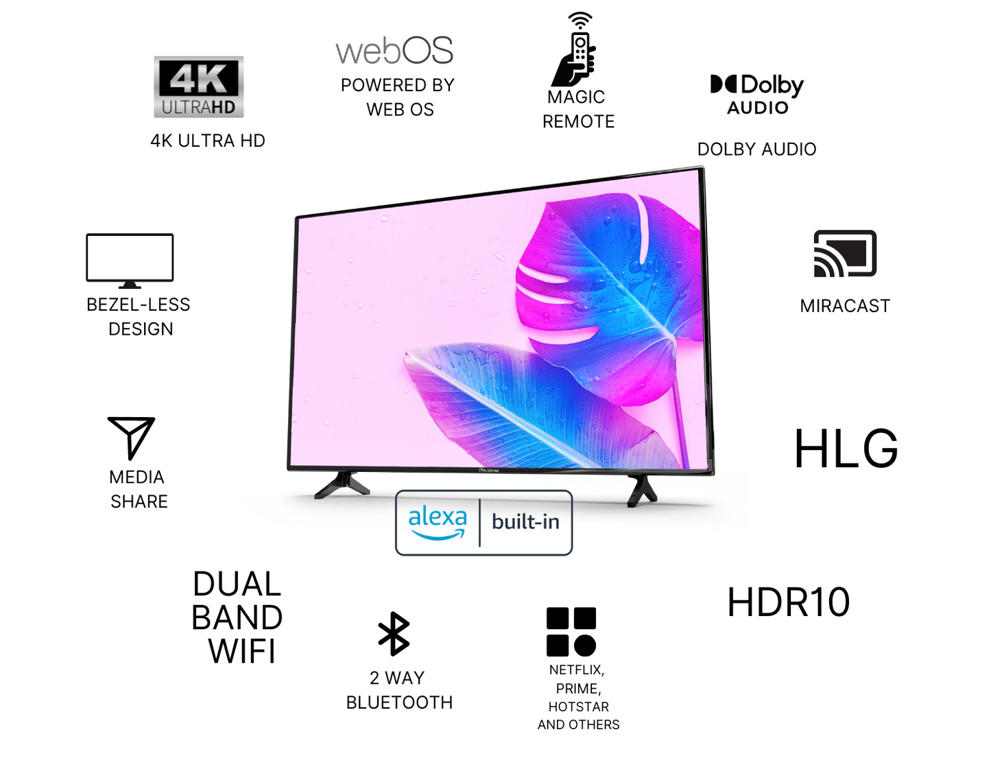 TruSense 43 Inch Smart TV | ULTRA HD 4K | WEB OS 22( TS 4343 )