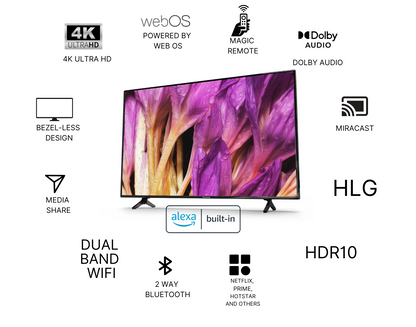 TruSense QLED 55 Inch Smart TV | ULTRA HD 4K | WEB OS QLED ( TS 5500 )